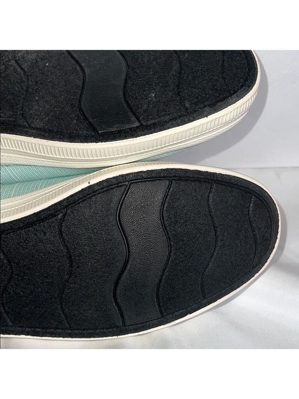 Women's Light Green Canvas Sneakers - Picture 10 of 15